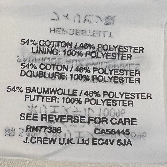 J. Crew Midi White Ornate Lace Skirt Size 12 - Picture 8 of 9